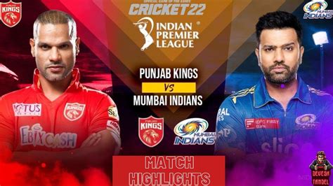 Punjab Kings vs Mumbai Indians, 46th Match .
